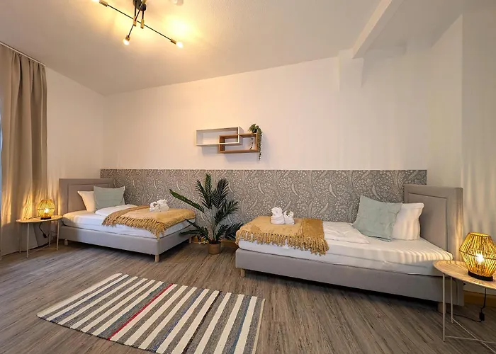 Bohnapartments Stauffenberg - Parkplatz - 2 Badezimmer - 3 Schlafzimmer - Wlan Daire Erfurt